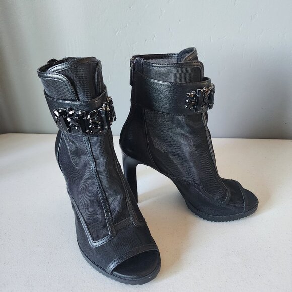 Karl Lagerfeld Mesh Bootie "NEW" - Picture 8 of 16